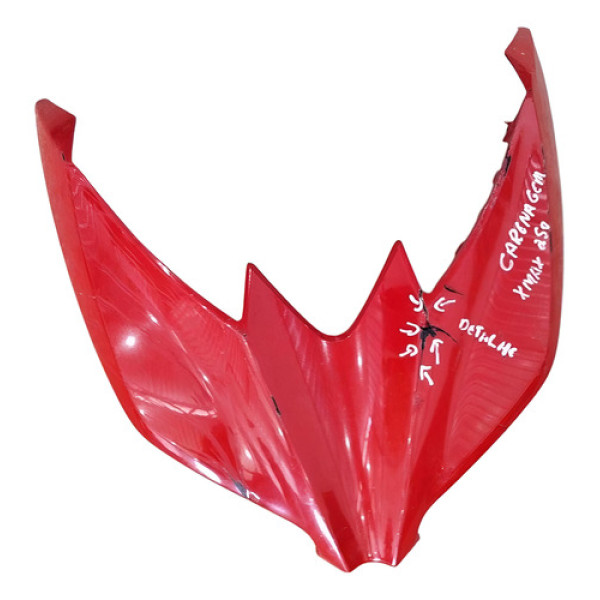 Carenagem Frontal C/detalhe Yamaha Xmax 250 B74f286500 Vermelho