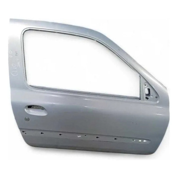 Porta Dianteira Direita Renault Clio 1.0 - 2006 2007 A 2010 Dianteira Direita Prateado