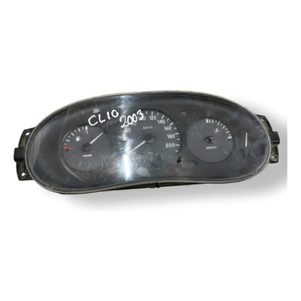 Painel Instrumento Renault Clio 1.6 2001 2002 09043080094 Cinza