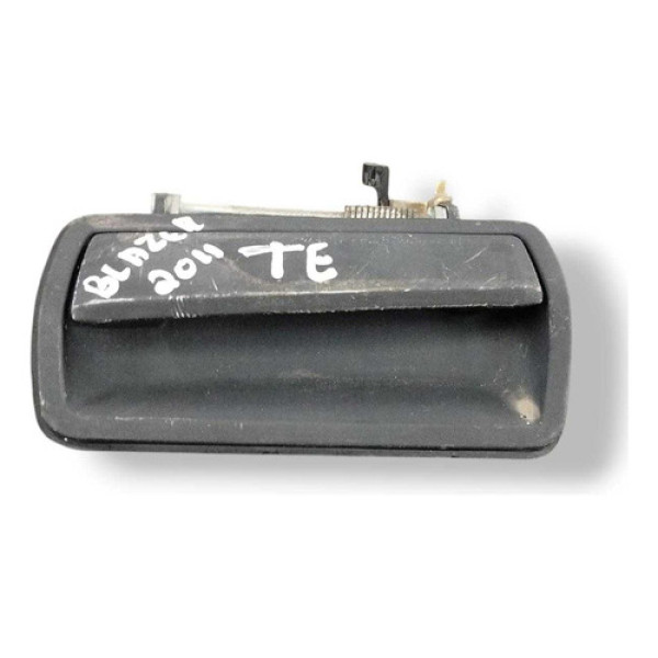 Maçaneta Externa Traseira Esquerda Chevrolet Blazer 2.4 2010 Branco Traseira