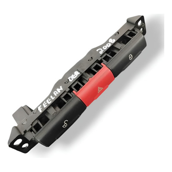 Botão Pisca Alerta Land Rover Freelander 2 2008 6h5213d734 Preto