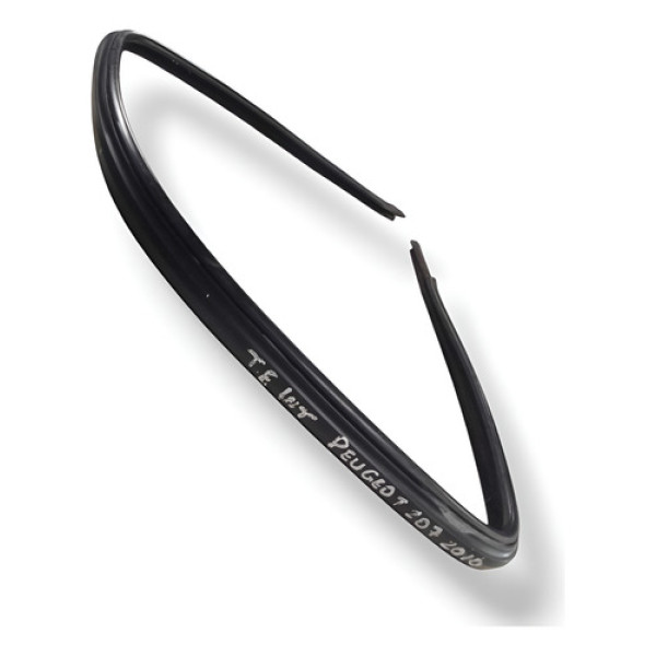 Borracha Canaleta Traseira Esquerd Peugeot 207 Escapade 2009 Preto