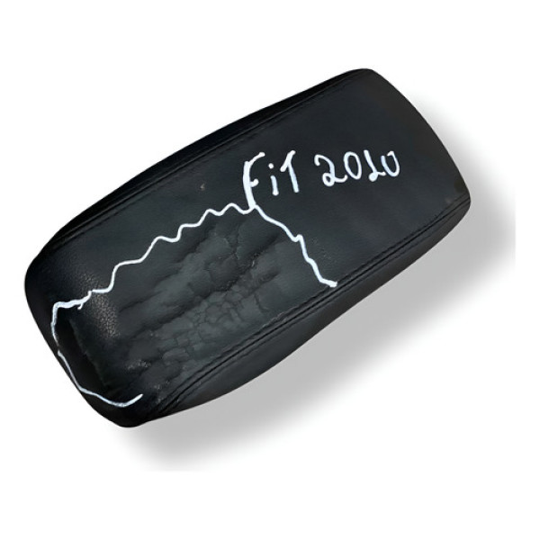 Apoio Braço Central  Honda Fit 2010 2011 2012 2013 Detalhe Preto