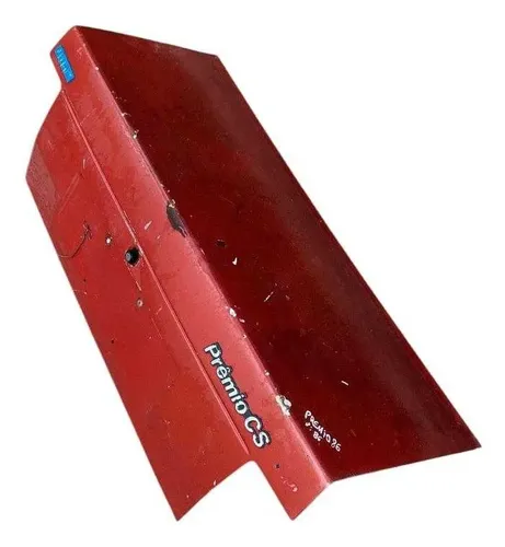 Tampa Traseira Porta Malas Fiat Premio 1986 1987 1988 A 1994 Vermelho