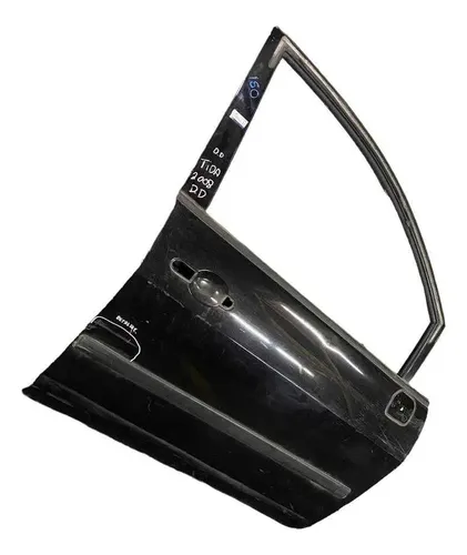 Porta Dianteira Direita Nissan Tiida 2008 2009 Com Detalhe Dianteira Direita Preto