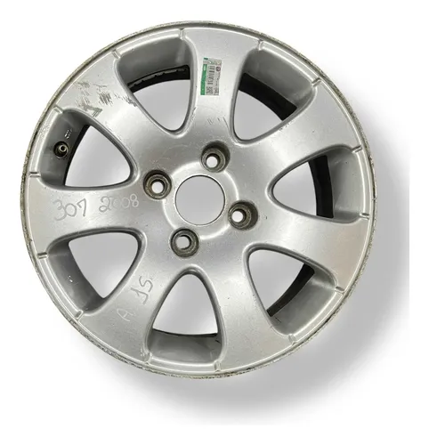 Roda Avulsa Aro 15 Peugeot 307 2008 2009 2010 - 6jx15ch427 Prateado