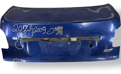 Tampa Traseira Porta Malas Peugeot 207 - 2009 2010 2011 2012 Azul