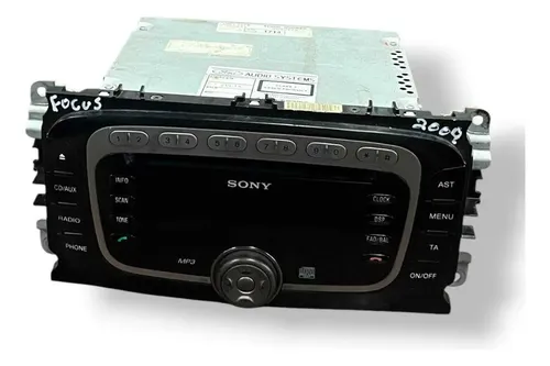 Rádio Cd Player Ford Focus 2008 2009 2010 2011 2012 2013