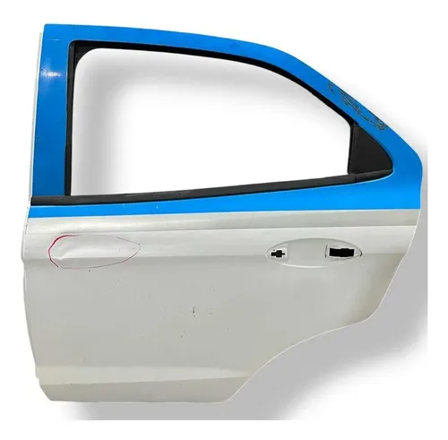 Porta Traseira Esquerda Ford Ka 2015 2016 A 2021 - Detalhe Traseira Esquerda Branco