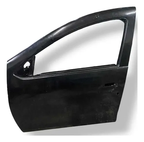 Porta Dianteira Esquerda  Renault Logan 2015 2016 2017 Dianteira Esquerdo Preto