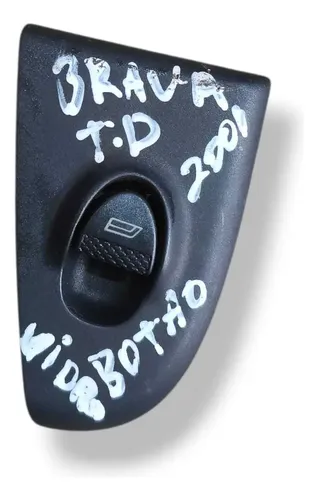 Botao Vidro Traseiro Direito Fiat Brava 2001 2002 2003 2004