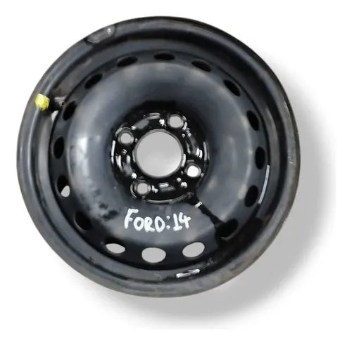 Roda Avulsa Aro 14 Ford Ka Fiesta Sedan - 4 Furos Original Preto