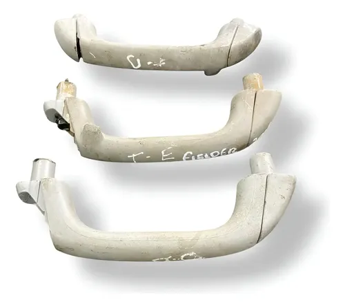 Kit Apoio Alça Teto Toyota Fielder 1.8 2005 2006 2007 2008 Cinza
