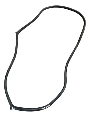Borracha Canaleta Porta Traseira Direita Nissan Tiida 2008 Preto