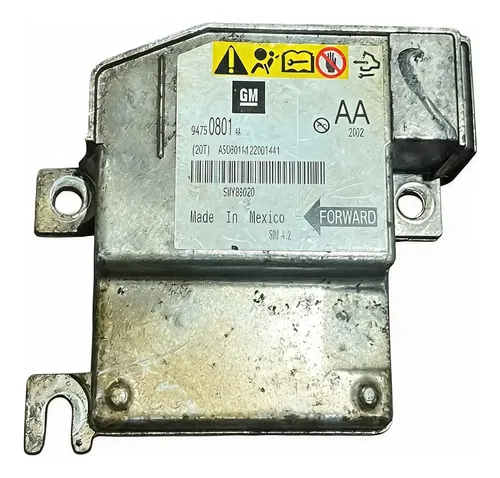 Modulo Central Airbag Chevrolet Agile 2013 2014 94750801aa
