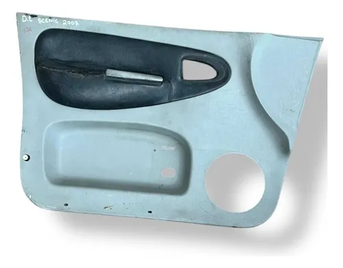 Forro De Porta Dianteira Esquerda Renault Scenic 7702280076 Cinza Claro