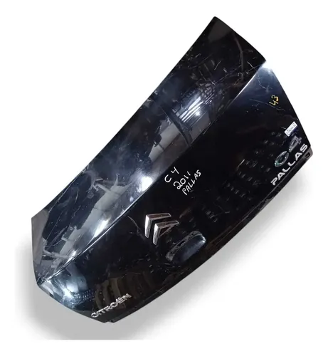 Tampa Traseira Porta Malas Citroen C4 Pallas 2007 A 2011 Preto