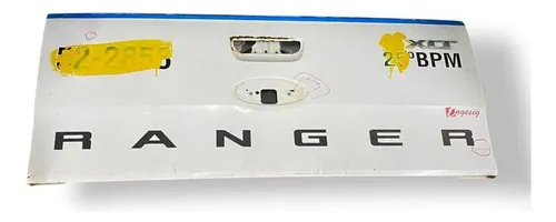Tampa Traseira Ford Ranger 2018 2019 2020 2021 Detalhe Branco