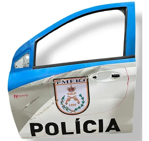 Porta Dianteira Esquerda Ford Ka 2015 2016 A 2021 C/detalhe Dianteira Esquerda Branco