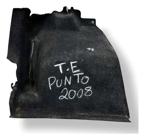 Forro Lateral Porta Malas Esquerdo Fiat Punto 2008 Detalhe Preto