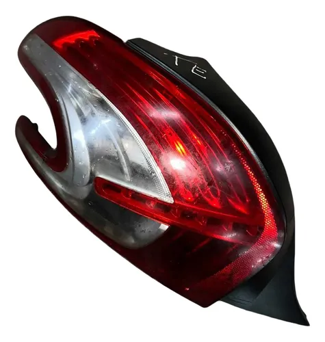 Lanterna Lado Esquerda Peugeot 208 2016 2017 2018 47550745 Direito/passageiro Vermelho