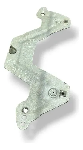 Suporte Placa Tampa Traseira Ford Focus 2009 2010 2011 2012 Prateado